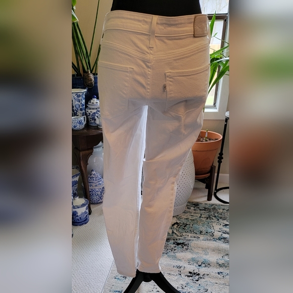 Levi's 721 High Rise Skinny Jean White 28x30 - Picture 2 of 4